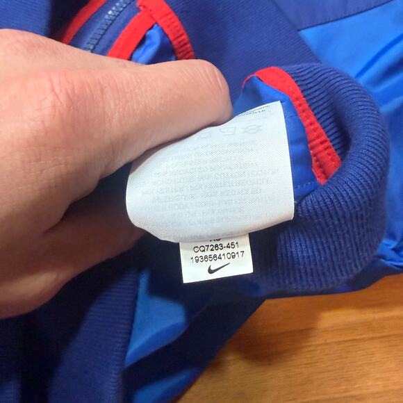 Women's Nike Team USA 2020 Olympics Blue Zip Up Windrunner Hooded Jacket Sz XS - Picture 3 of 7